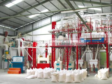 80噸級(jí)鋼架式面粉機(jī)組